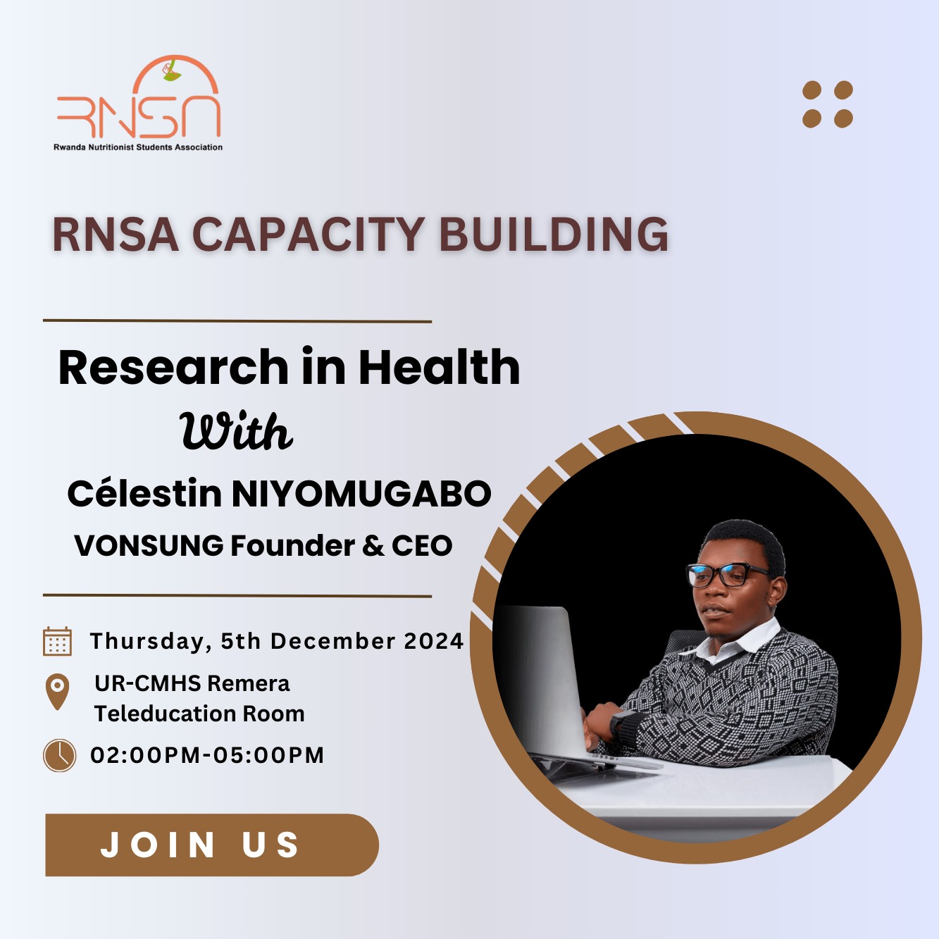 Join Us: Research in Health Webinar | December 05, 2024